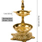 Spillbox Gold-Toned Brass Kachua Fancy Diya Pooja Essential | Swadesiicart