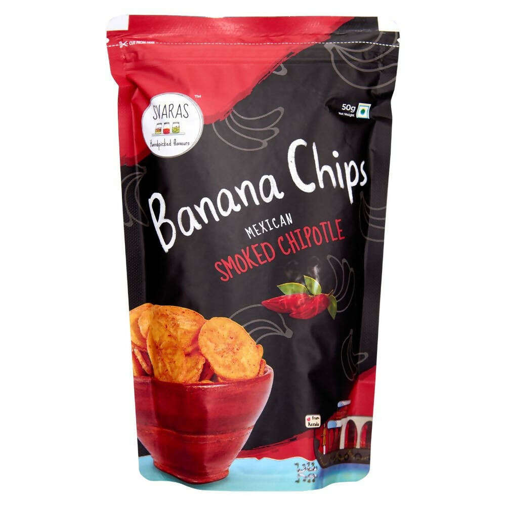 Svaras Kerala Banana Chips Smoked Chipotle - Swadesiicart