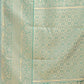 Astita Aura Silk Cream Green Banarasi Silk Saree | Swadesiicart