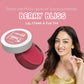 Clensta Lip Cheek Tint - Berry Bliss with Goodness of Vitamin E & Castor Oil - Swadesiicart