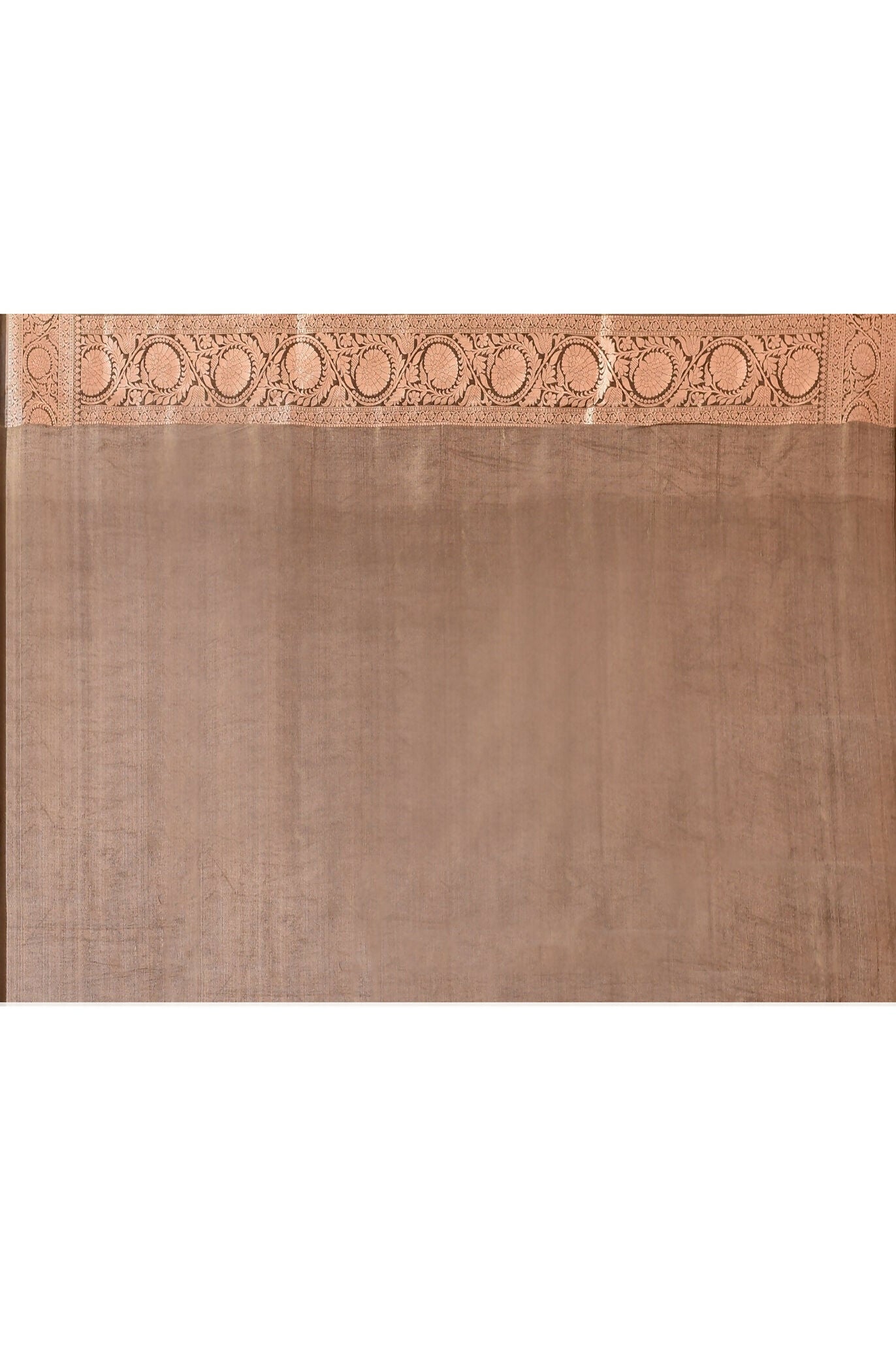 Joban Fashion Olive Green Banarasi Katan Pure Handloom Banarasi Silk Saree | Swadesiicart
