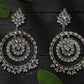 Mominos Fashion Johar Kamal Women's White Kundan Circles Earrings - Swadesiicart