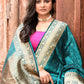 Joban Fashion Green Banarasi Katan Pure Handloom Banarasi Silk Saree | Swadesiicart