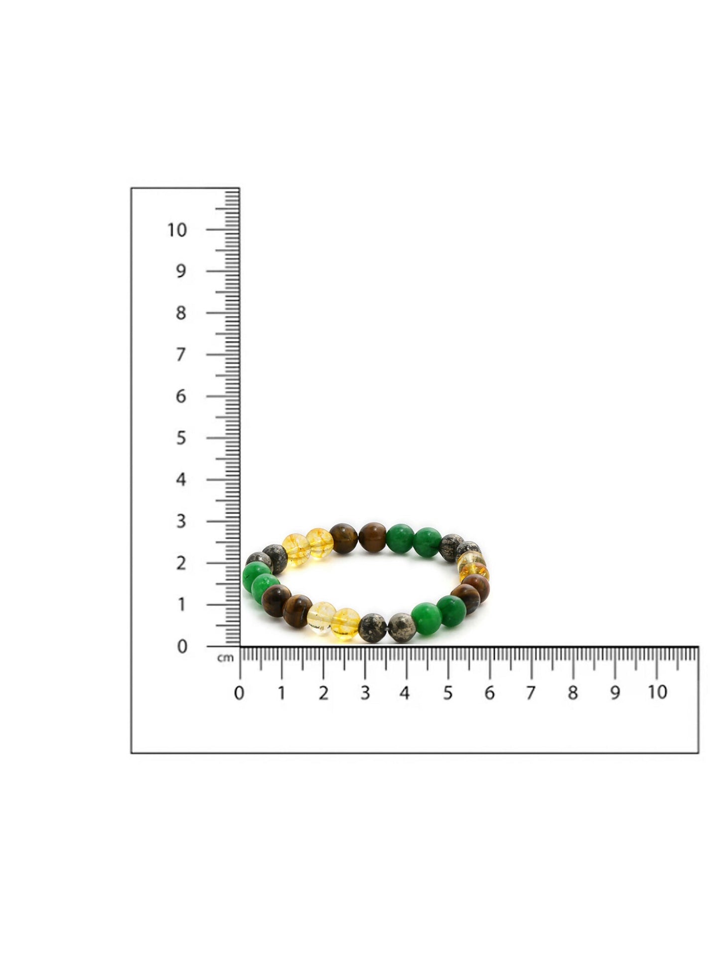 Red Carnelian, Lapis Lazuli, Amethyst, Yellow Citrine Crystal and Green Avanturine Multicoloured Cyrstal Beads bracelet - Ruby Raang | Swadesiicart