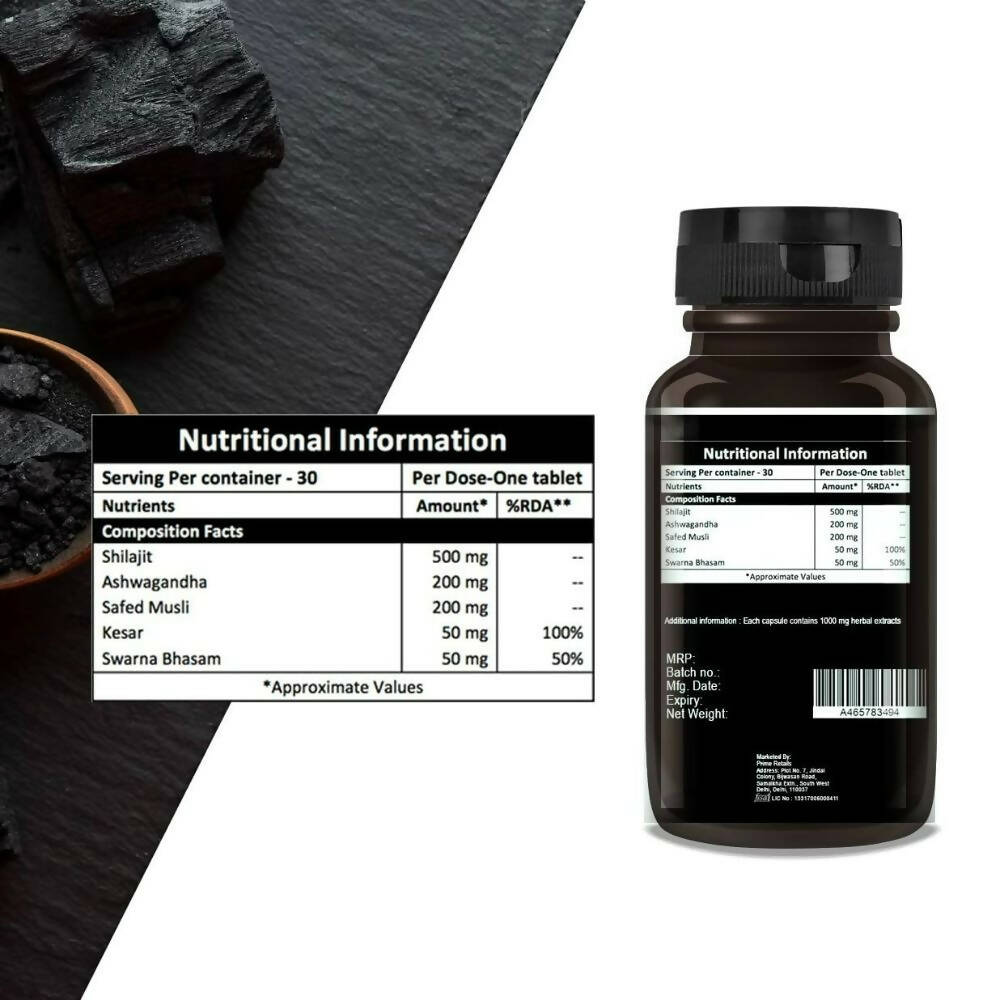 LongHealth Pure Himalayan Organic Sj Tablets - Swadesiicart