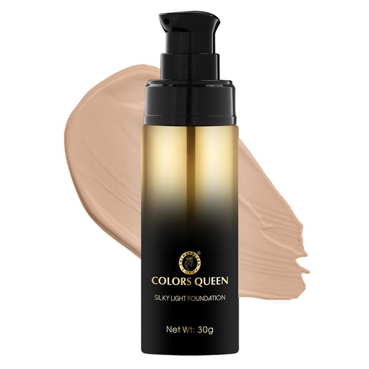 Colors Queen Silky Light Foundation - 01 White Ivory | Swadesiicart