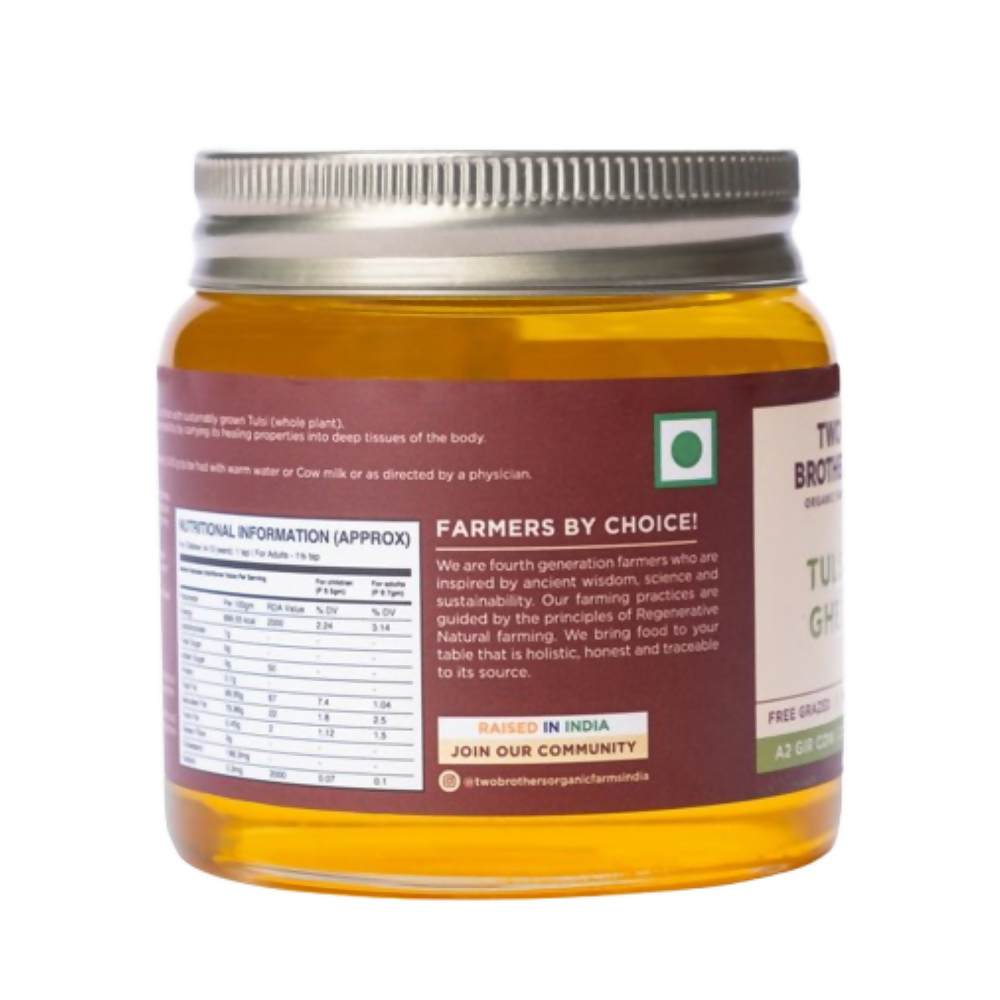 Two Brothers Organic Farms Tulsi Ghee | Swadesiicart