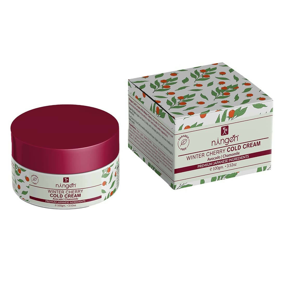 Ningen Winter Cherry Cold Cream - Swadesiicart