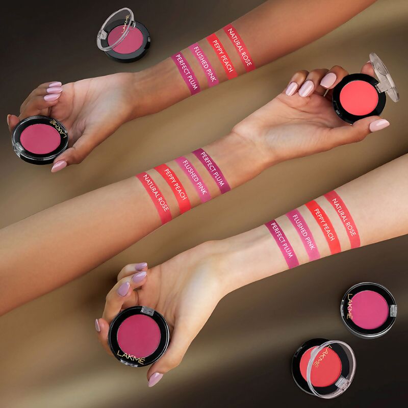 Lakme Face It Blush - Perfect Plum - Swadesiicart