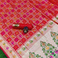 DEIANA'S Beautiful Designer Golden zari Soft Lichi Silk Saree - Red - Swadesiicart