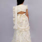 Lil Drama Mishti Off White Lehanga Choli Dupatta Set For Girls | Swadesiicart