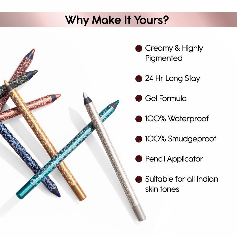 Kay Beauty By Katrina Kaif Gel Eye Pencil - Bronze | Swadesiicart