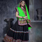 AI Fashion Black Art Silk Designer Navratri Lehenga Choli Collection