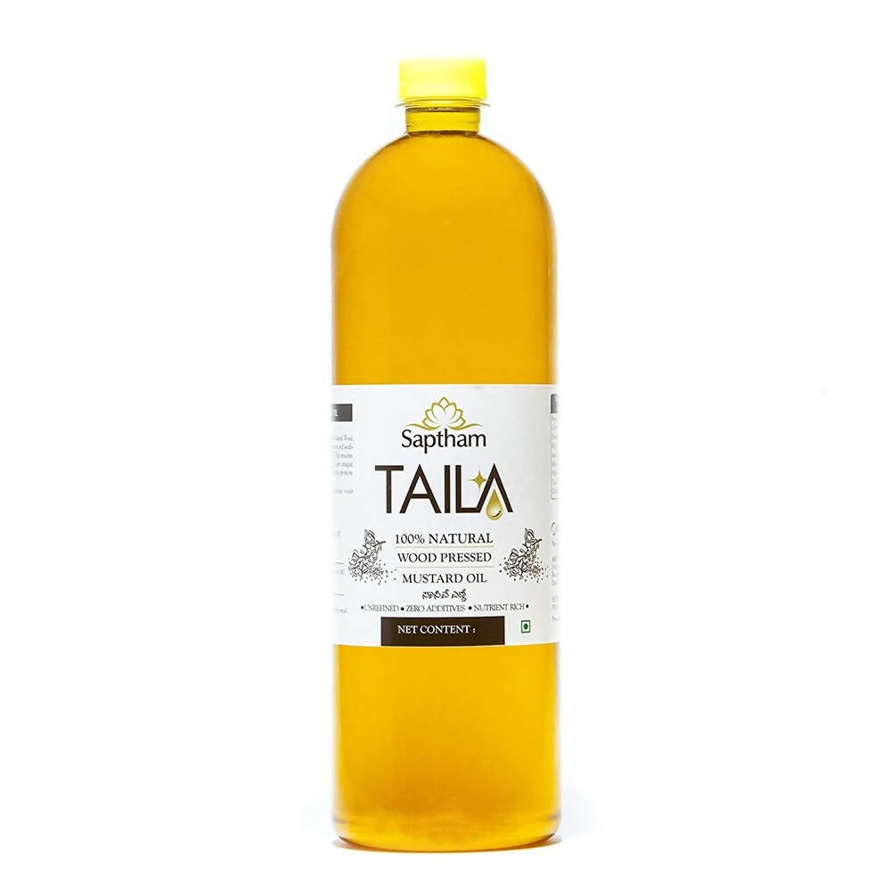 Saptham Taila 100% Wood Pressed Mustard Oil - Swadesiicart