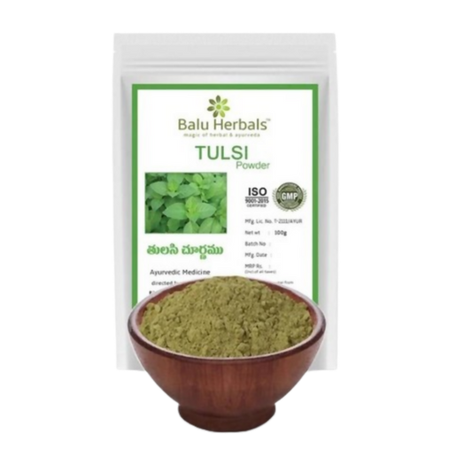 Balu Herbals Holy Basil (Tulasi) Powder - Balu Herbals