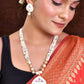 VOJ Women White Color stainless steel Jewellery Set - Swadesiicart