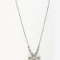 NVR Women's Silver-Toned Floral Shape Pendant with Chain | Swadesiicart