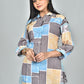 Morchari Digital Print Semi Muslin Co-Ord Set Top & Trouser-Multicolor - Swadesiicart