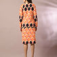 Myshka Women's Multi Printed Round Neck Party Top With Skirt Co-ord set - Swadesiicart