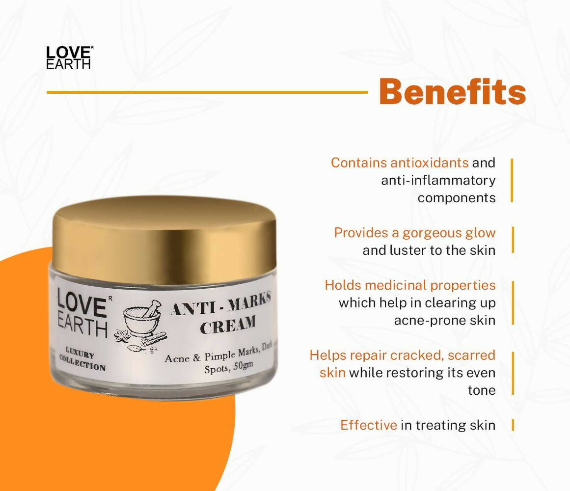 Love Earth Anti - Marks Cream - Swadesiicart