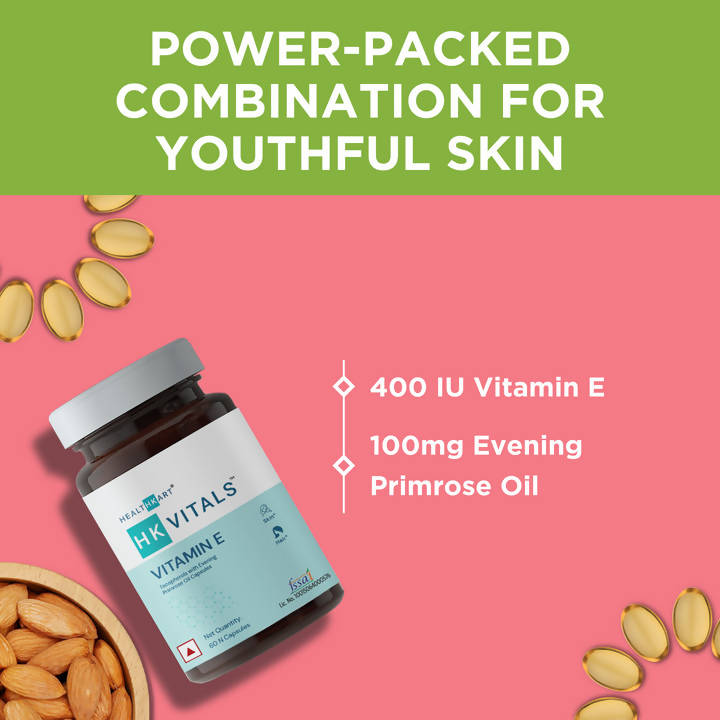 HK Vitals Vitamin E Capsules | Swadesiicart