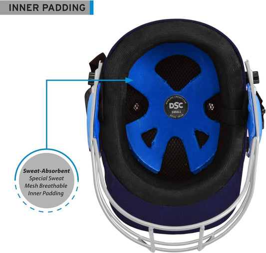 DSC Guard Cricket Helmet Small (Navy) - Swadesiicart