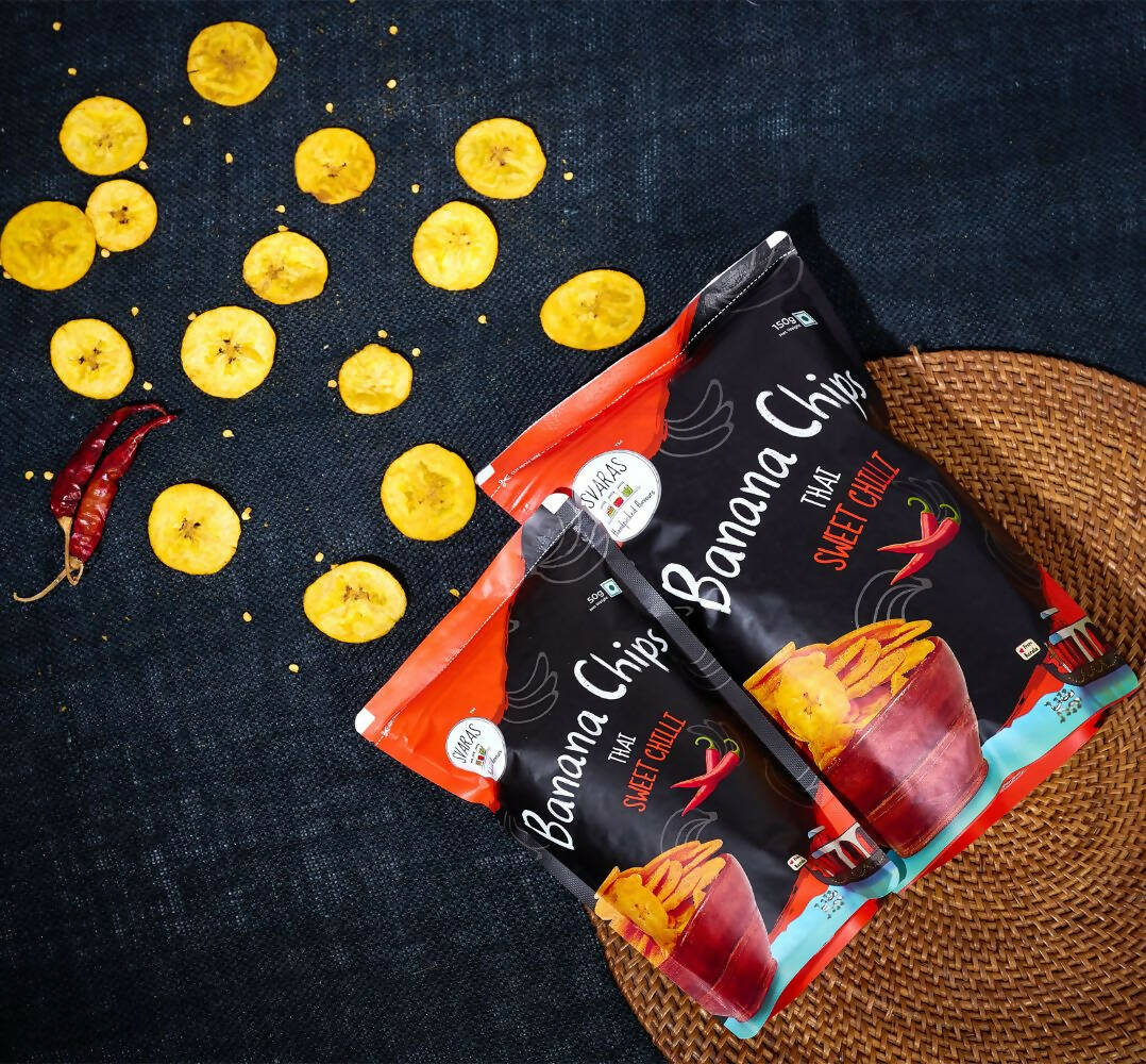 Svaras Kerala Banana Chips Thai Sweet Chilli - Swadesiicart