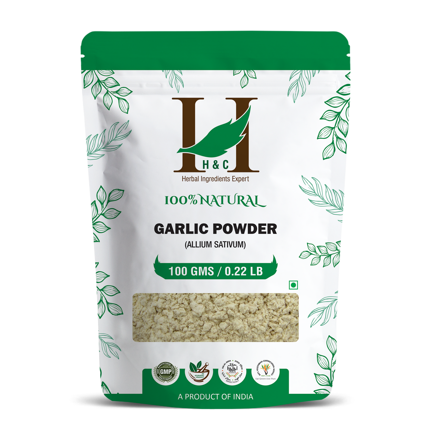 H&C Herbal Garlic Powder - Just Jaivik