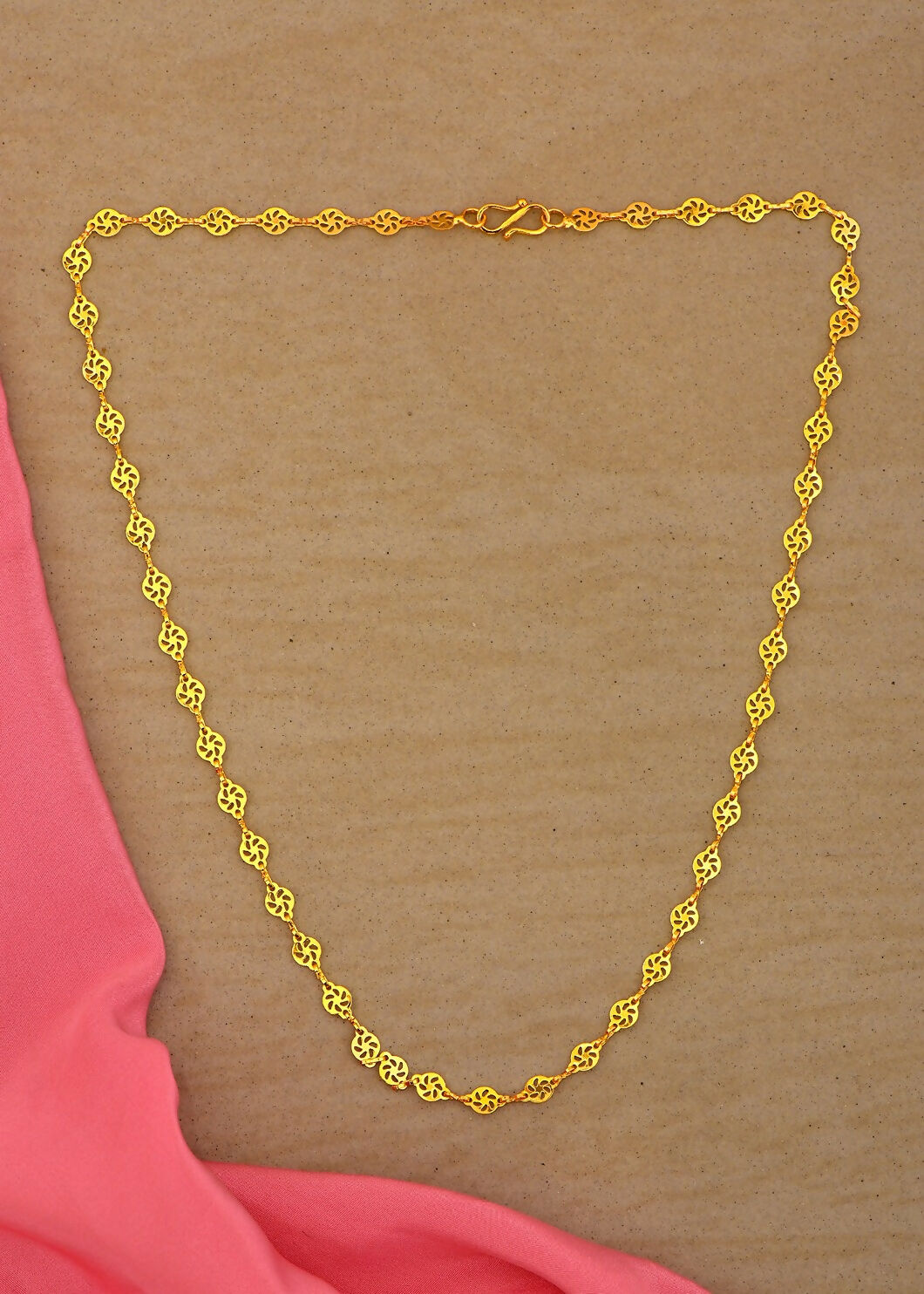 Joban Fashion Women Brass Golden Neck-Chain - Swadesiicart