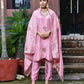 Vaasva Women's Tissue Silk Emboidered Suit Set With Solid Pant & Solid Embroidered Dupatta | Swadesiicart