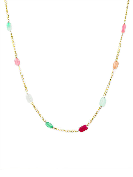 Women's Gold-Polished Chain - Ruby Raang | Swadesiicart