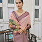 Vishnu Weaves Women's Coffee Soft Tussar Silk Saree with Blouse - Swadesiicart