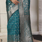 Shree Shyam Fashion Lichi Silk Rama Saree