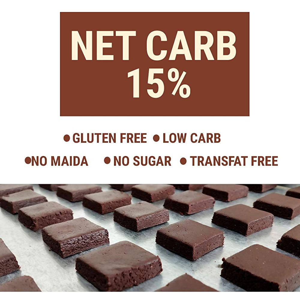 NutroActive Desi Ghee Barfi Hazelnut Chocolate | Swadesiicart
