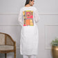 White Viscose Silk Embroidery with Thread and sequence Stitched Suit With Dupatta - Tanisha | Swadesiicart