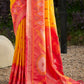 Shree Shyam Fashion Yellow Soft Silk Saree