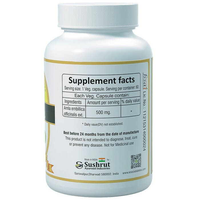 Sushrut Ayurved Good Health Amla Veg Capsules - Swadesiicart