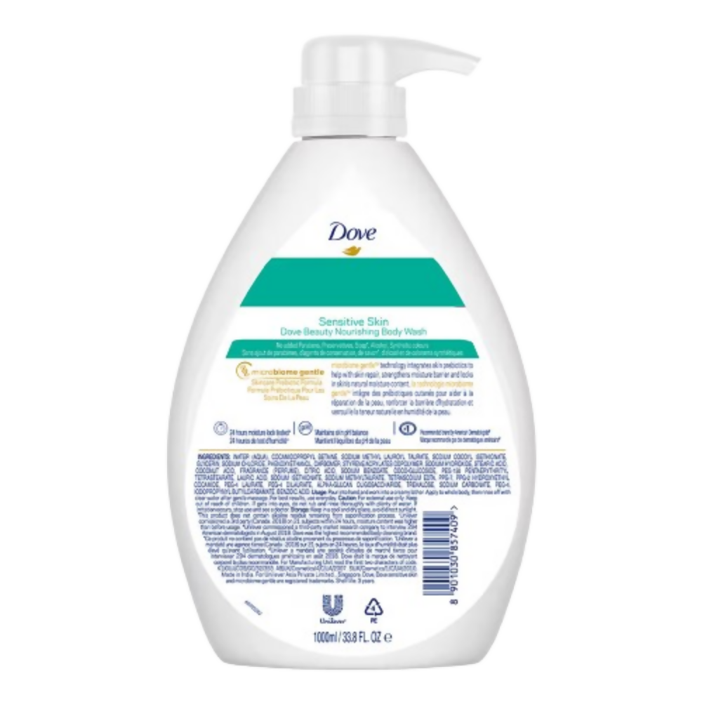 Dove Body Wash - Beauty Nourishing For Sensitive Skin - Swadesiicart