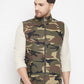 Even Apparels Multi Cotton Men Woven Nehru Jacket | Swadesiicart