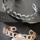NVR Men's Set of 2 Rhodium-Plated Metal Cuff Bracelet - NR Retail-NVR
