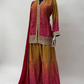 Lorenvalley Fashion Yellow and Pink Chinon Embroidery With Sequince Work Salwar Kameez Stitched | Swadesiicart