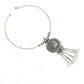 Mominos Fashion Johar Kamal Oxidised Silver-Plated Hasli Design Necklace Choker For Women | Swadesiicart