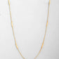 VOJ Gold-Polished Designer Chain With Gold Pipe | Swadesiicart