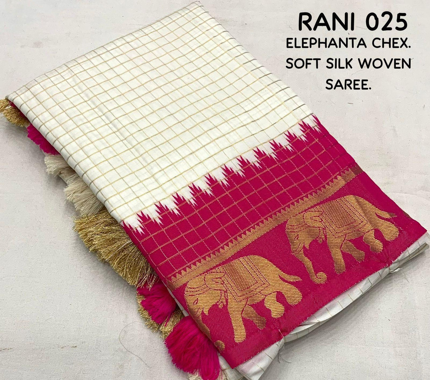 Rani Silk Zari Woven Saree with Unstitched Blouse - Hiral Fashion | Swadesiicart