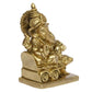 Artvarko Brass Ganesha Riding On Chariot Pulled By Rat Ganesh Ganpati Statue Idol - Swadesiicart