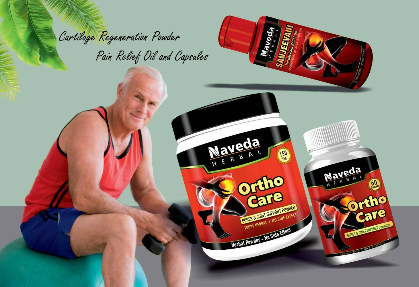 Naveda Herbal Ortho Care Powder - Swadesiicart