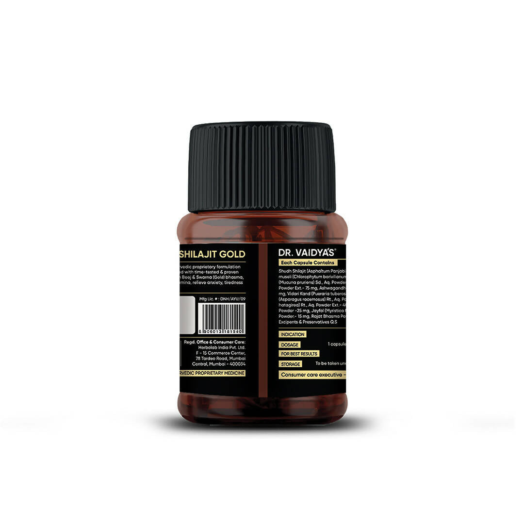 Dr. Vaidya's SJ Gold Capsules | Swadesiicart