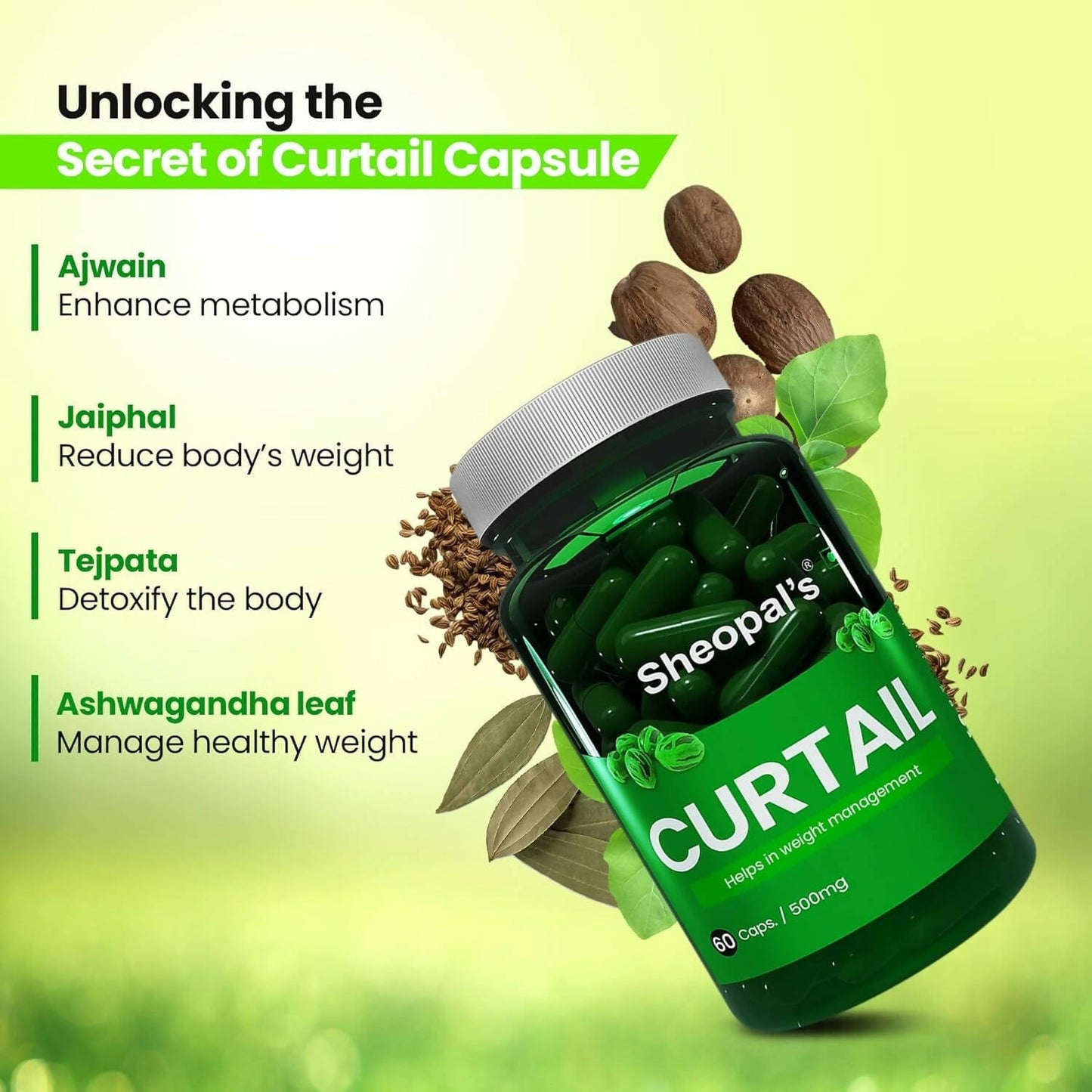 Sheopal's Curtail Capsules - Swadesiicart