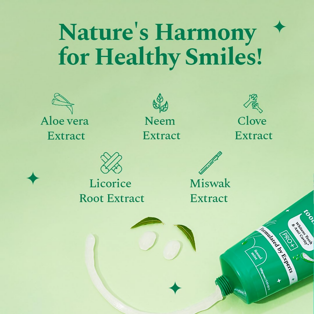 Perfora Aloe Neem Herbal Toothpaste - Fennel Mint - Swadesiicart