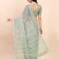 Shree Shyam Fashion Linen Cotton Light Green Saree